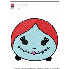 Tsum Tsum Sally 02 Embroidery Design